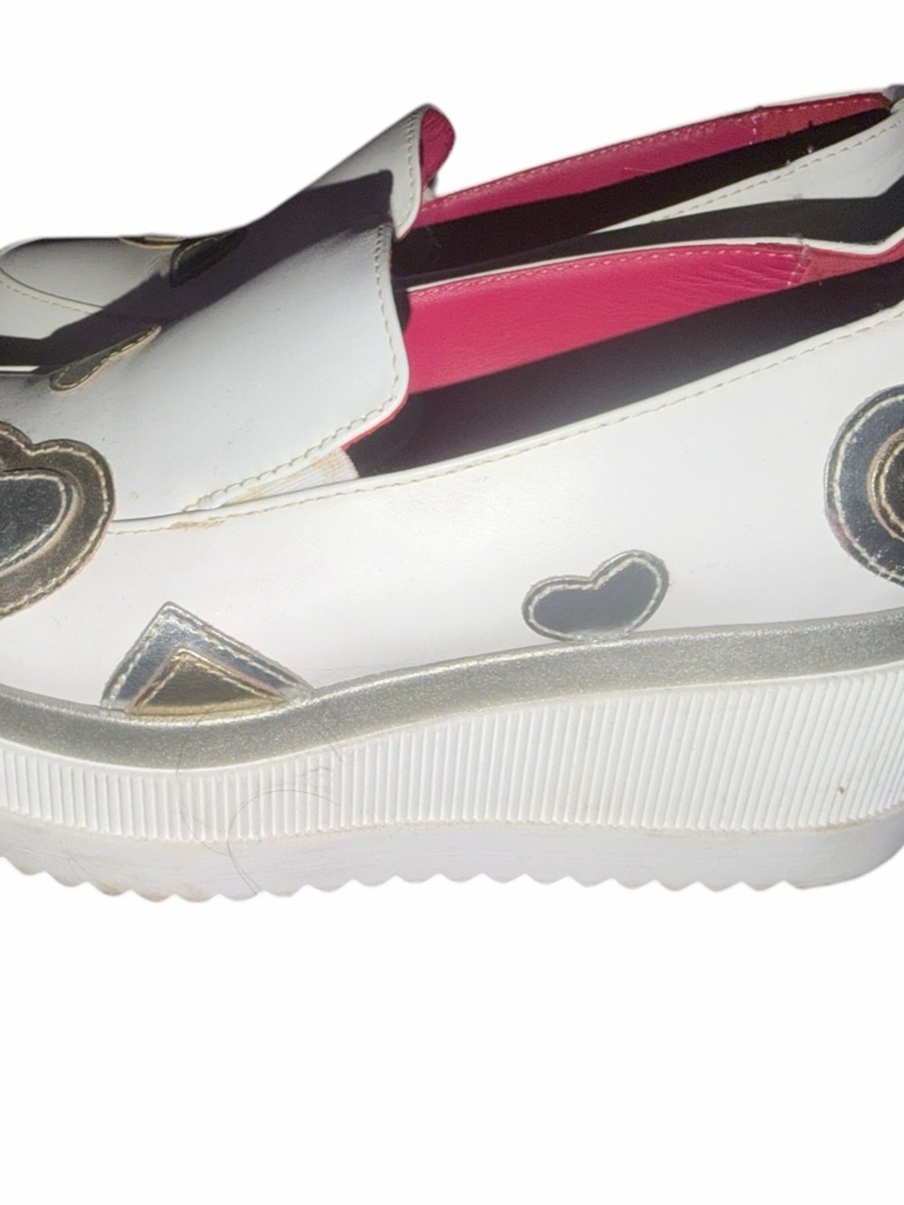 Marco Moreo Leather Heart Slip-On Loafers - Picture 3 of 3